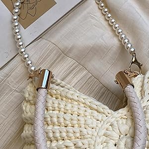 Amazon.com: HiTotes Seashell Bag Handwoven Beach Handbag Shell