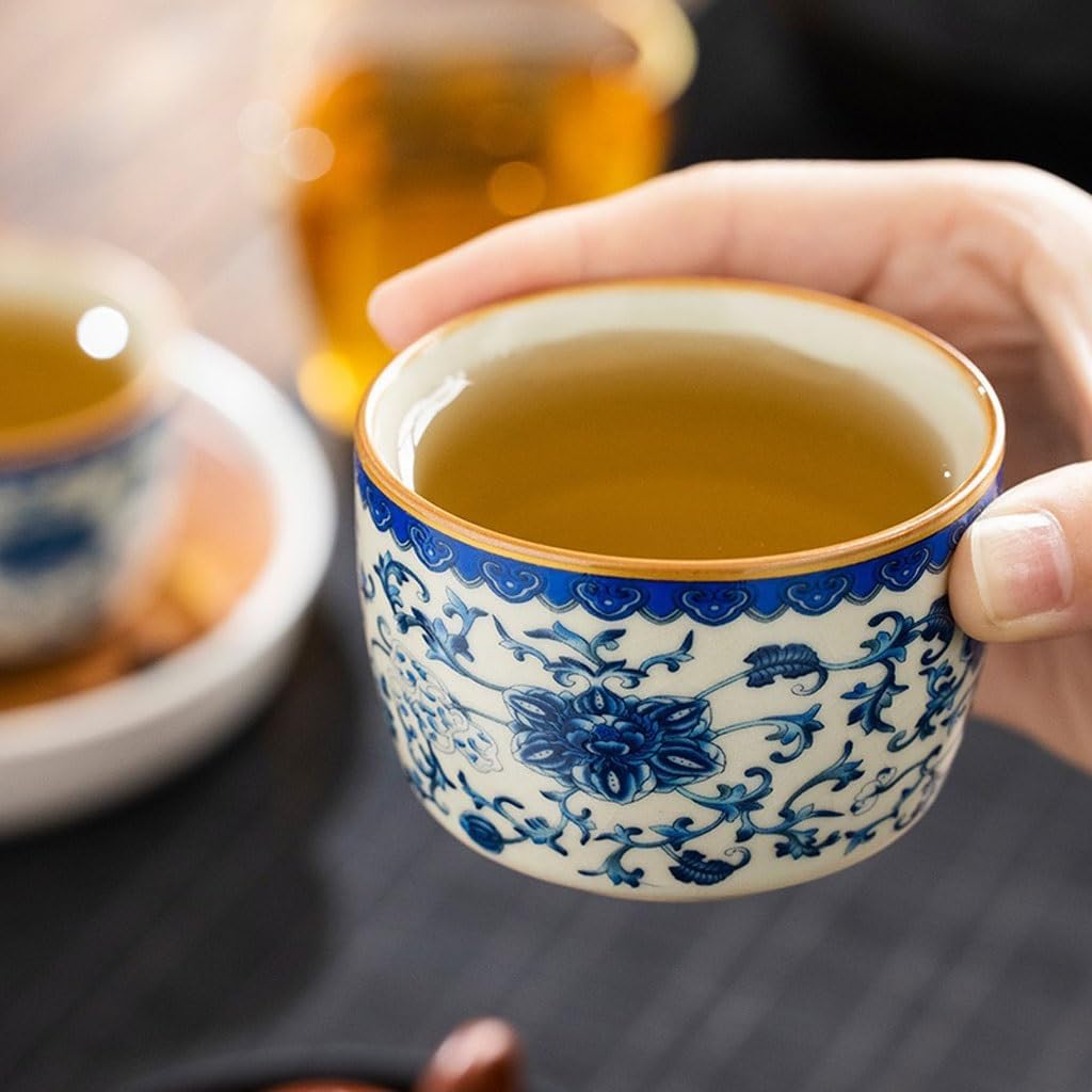 GSOUL Kungfu Tea cup Personal Ceramic Main Cup Tea Host Large Single Party Study Kitchen Coffee Small Tea Cups