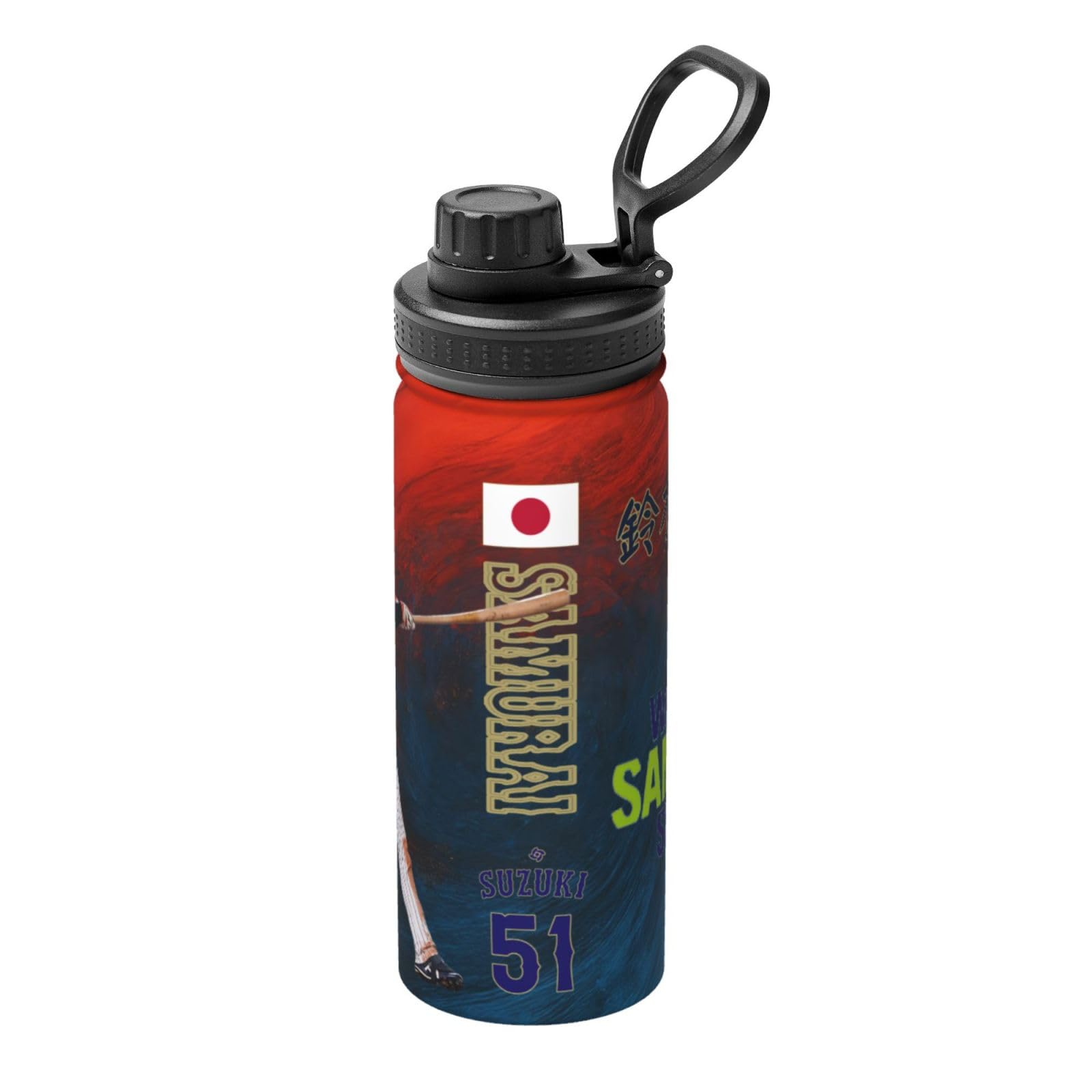 侍ジャパン水筒　入手困難　希少　500ml Amazon.co.jp: 铃木誠也野球 侍ジャパンチーム 日本代表 選手 水筒