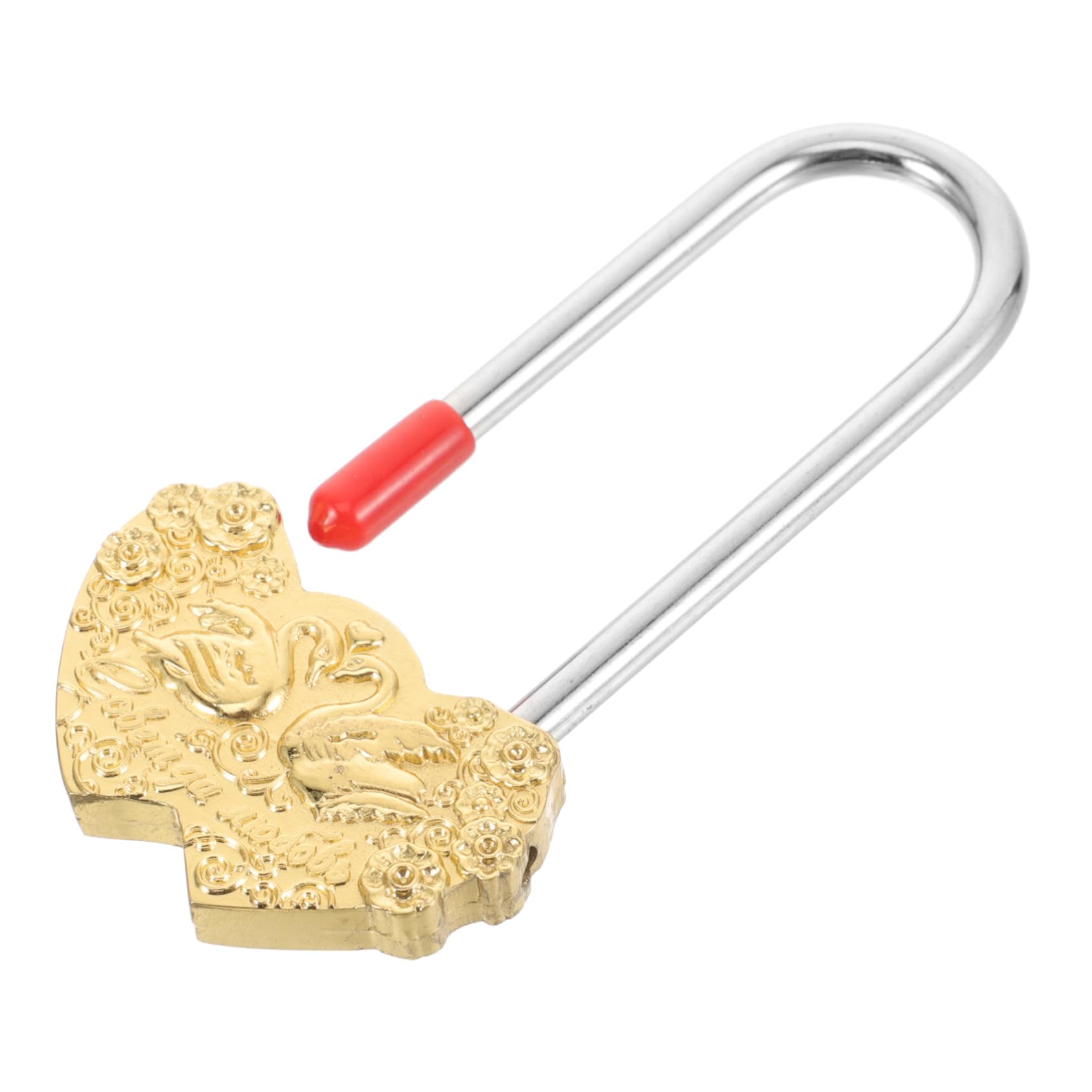 UKCOCO 3stücke Swan Pattern Metal Padlock Vintage Liebesschloss Für Hochzeiten Reisen Und Jubiläen Dekoratives Wunschschloss Mit Feiner Verarbeitung Und Tragbarem Design