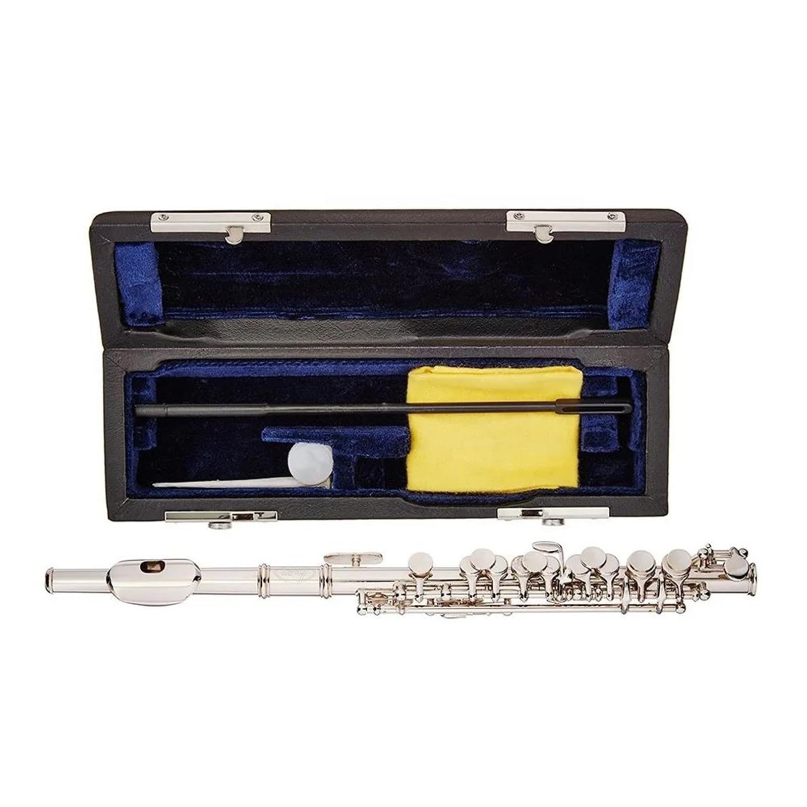 Classic Flet Poprzeczny Flet Piccolo 16 Otworów C ToneWood Korpus Ze Skórzanym Etui Zamknięty Nos Początkujący Profesjonalny Model Wydajności