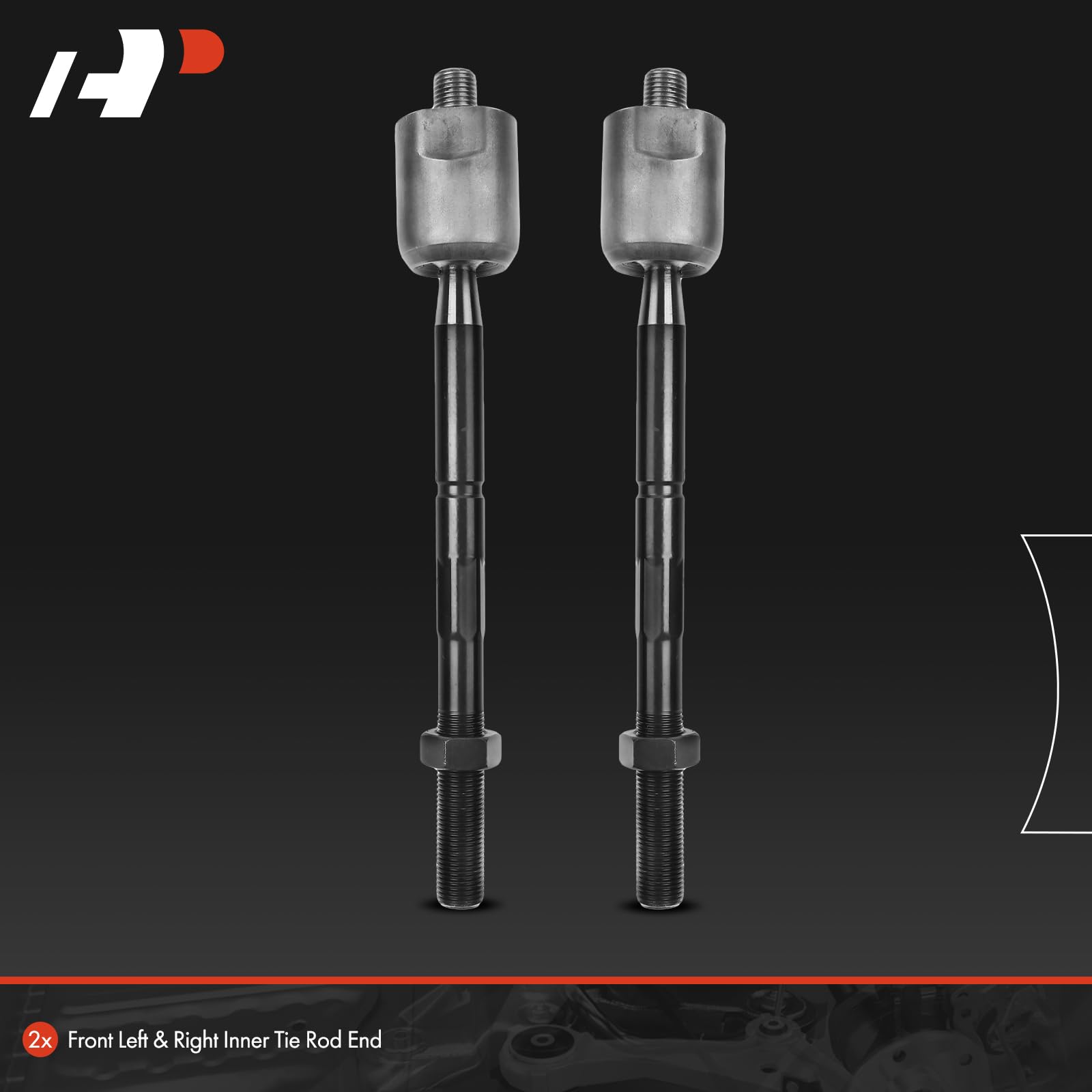 Amazon.com: A-Premium 2 x Front Inner Tie Rod Ends, Compatible