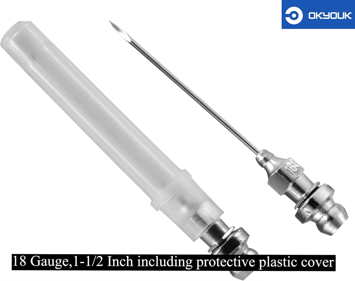 World’s Smallest Grease Gun Coupler Kit, Leak-Proof, Fits All 1/8" NPT Grease Guns – Includes 90° Adapter, Injector Needle & More – Perfect for Automotive, Farm & Heavy-Duty Use