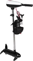 Aramox Motor externo, motor elétrico de popa de 12 V 27 kg, hélice 624 W potência forte com massa de LED