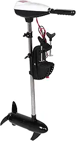 Aramox Motor externo, motor elétrico de popa de 12 V 27 kg, hélice 624 W potência forte com massa de LED