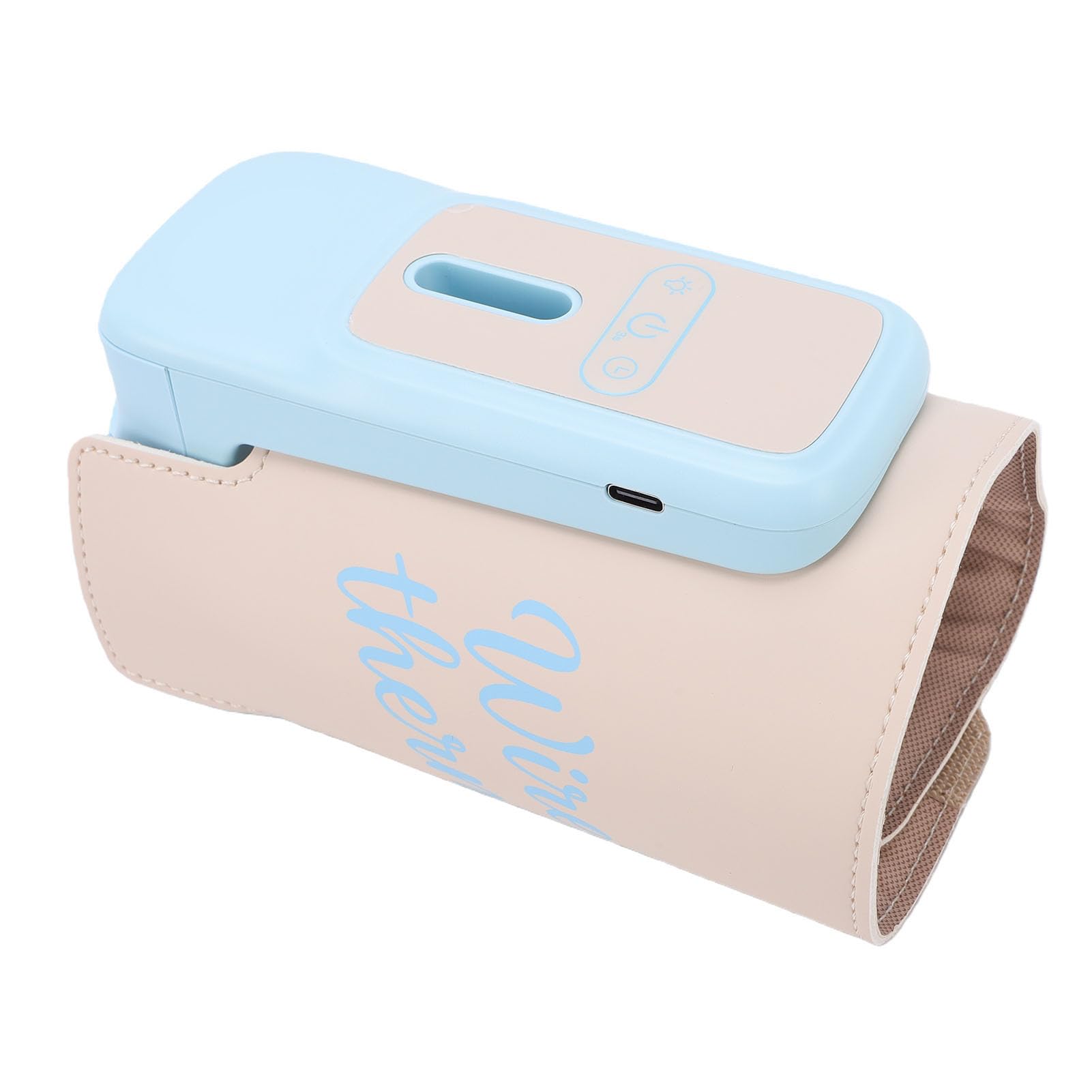 Jiawu Calentador de Biberón Portátil con Pantalla Digital, Batería Recargable de 8000mAh, Calentamiento Rápido Inalámbrico, para Uso en Hogar, Viajes Al Aire Libre