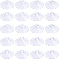 Vista 9 de Pawfly Paquete de 10 ventosas de 1.8 pulgadas, pequeñas ventosas de goma para el hogar, cocina, baño, organización, decoración de Navidad, ventana