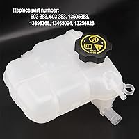 Vista 2 de Tanque de recuperación de expansión de depósito de refrigerante con tapa compatible con Chevrolet Cruze 2011-2016 Orlando 2012-2014 Buick Verano