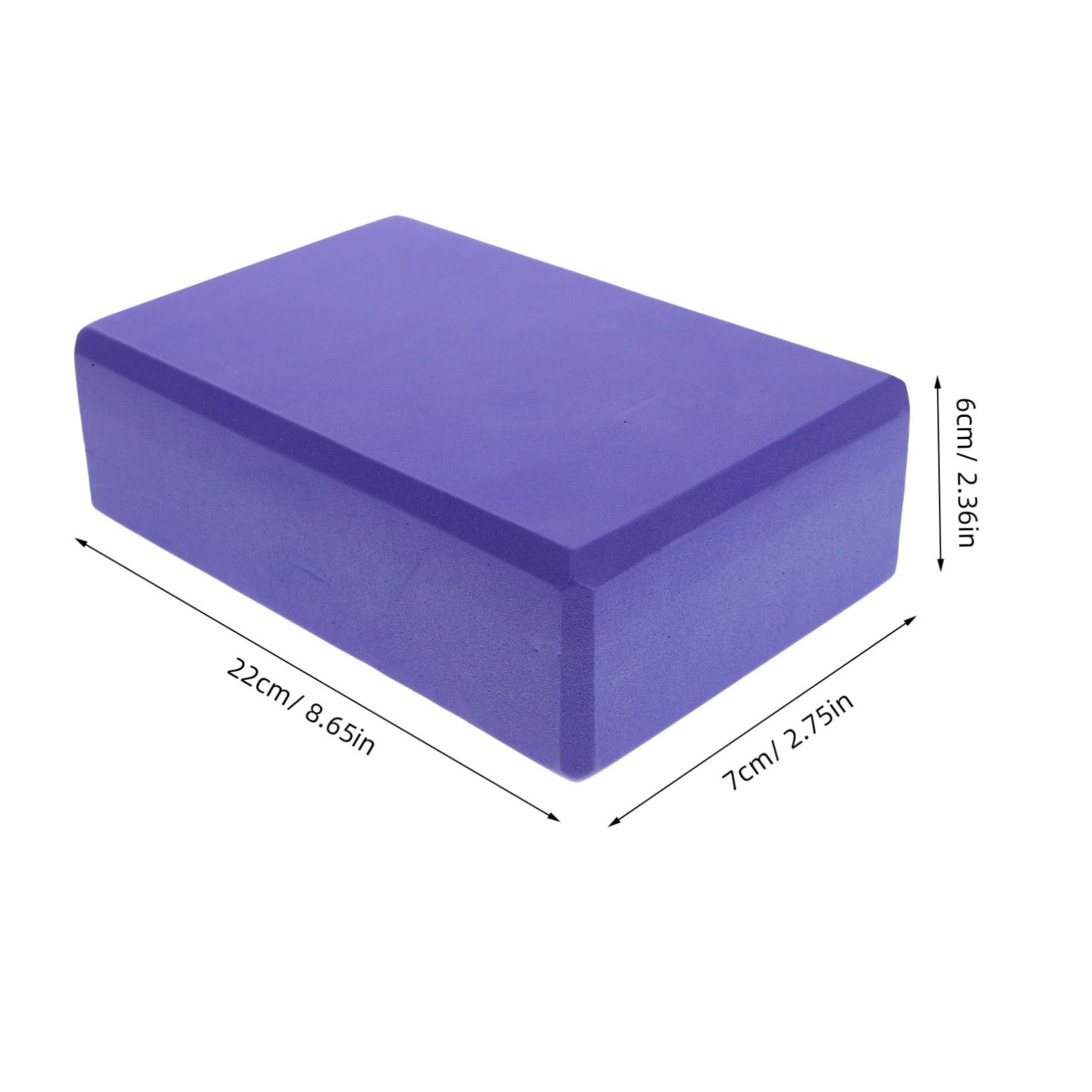 ibasenice Yoga Block for All Levels Lightweight Brick for Yoga and Exercise Enhance Flexibility Stability Portable Gym Accessory for Beginners and Experienced Yogis