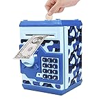 Totola Piggy Bank Electronic Mini ATM for Kids Baby Toy, Safe Coin Banks Money Saving Box Password Code Lock for Children,Boys Girls Best Gift(Camouflage)