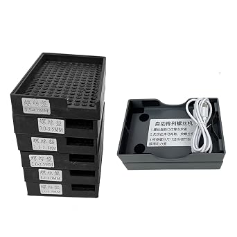 FLEXMAN Screw Arrangement Machine, Fully Automatic Screw Feeder with 6 Trays, Screw Supply Feeder for Neatly Arrange Scattered Screws