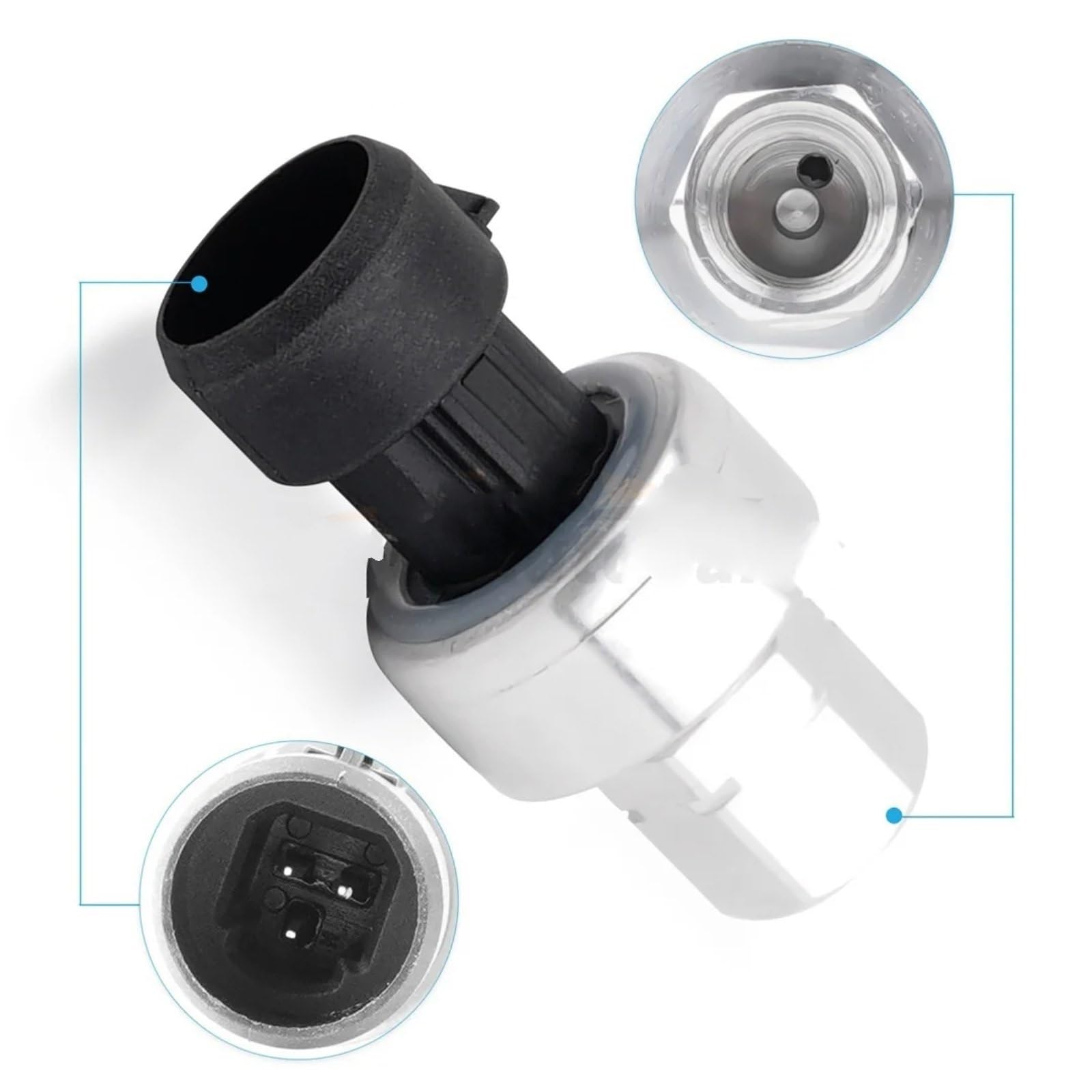 Sensore pressostato AC Compatibile con Cadillac per ATS 2013 2014 2015 2016 2017 2018 e CT6 2016-2018. Codici Ricambio: 13502759, 13587697, 13587668.