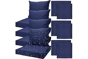 Premium Outdoor Chair Cushion Covers (Set of 4) - Water and UV...