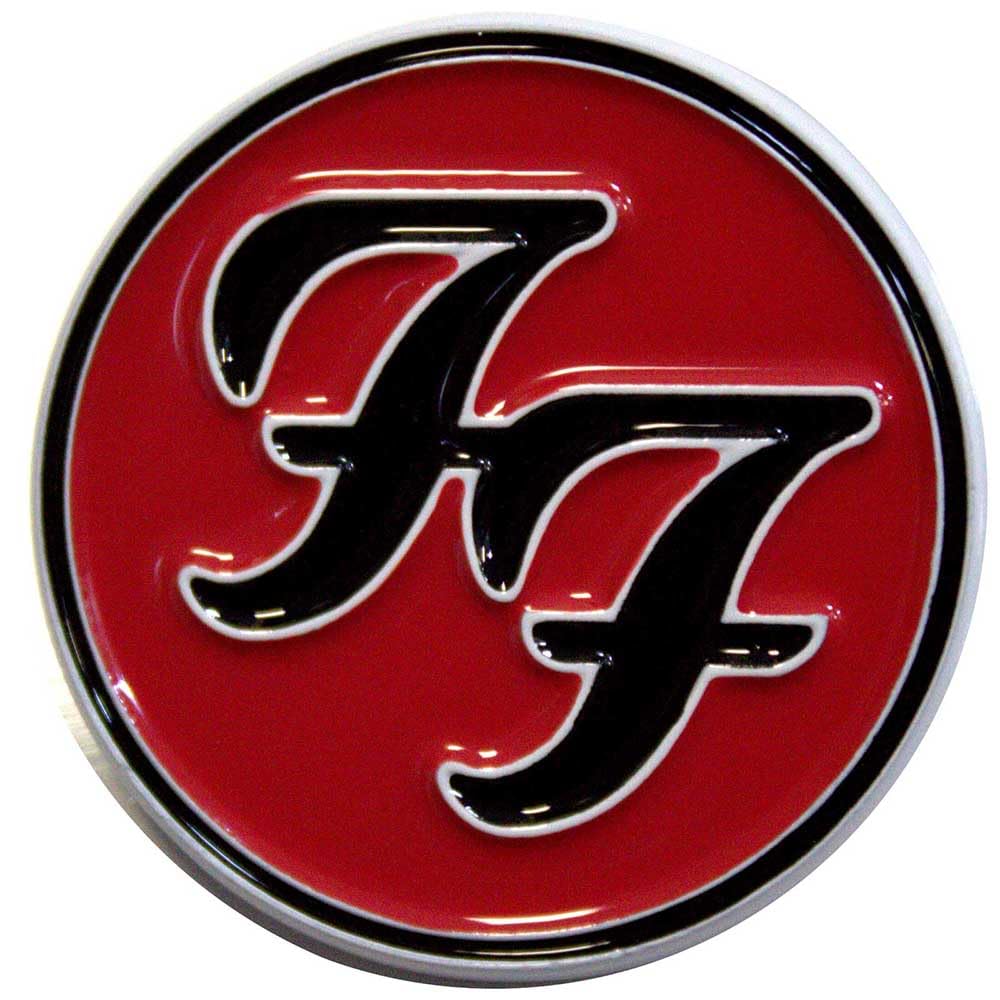Foo Fighters Logo Badge (One Size) (Red)