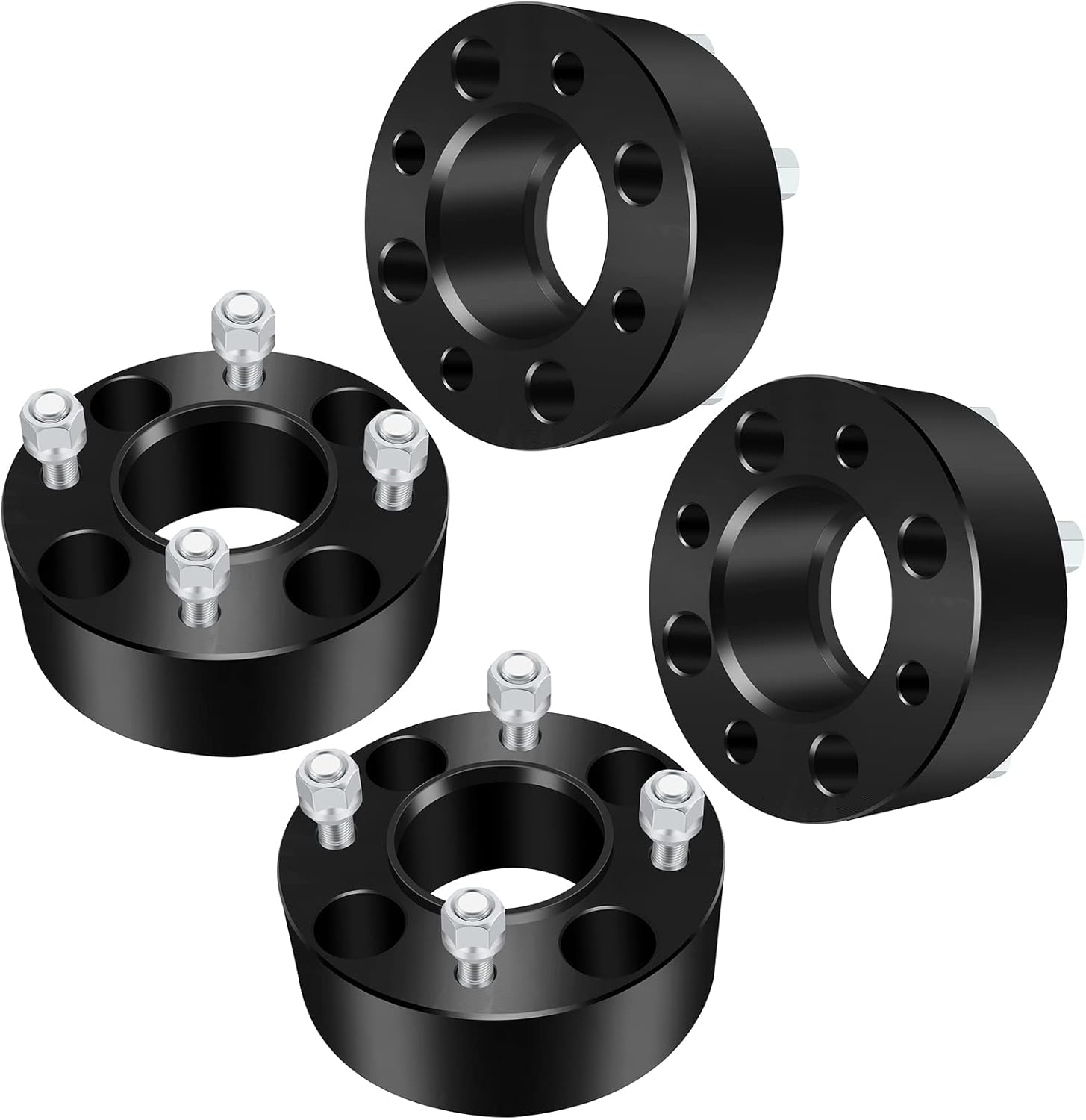 ECCPP 4PCS 2" 4 Lug Hubcentric Wheel Spacers 4x110 to 4x110 74mm for 2006-2009 for Rhino 450 2004-2007 for Rhino 660 2008-2013 for Honda Rhino 700 2000-2012 for Honda Big Bear 400 with 10x1.25 Studs
