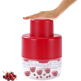 Cherry Pitter 7-in-1 High Performance Cherry Stone Remover Metal