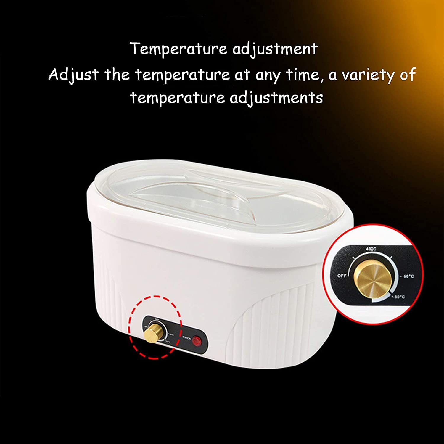 Kit di ceretta Kit di ceretta in plastica Intelligente Protezione costante Temperatura Macchina di fusione della cera Design di grande capacità per la depilazione di bellezza Ect