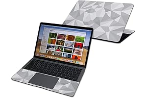 MightySkins Apple MacBook Air 13&quot; Gray Polygon Stickers