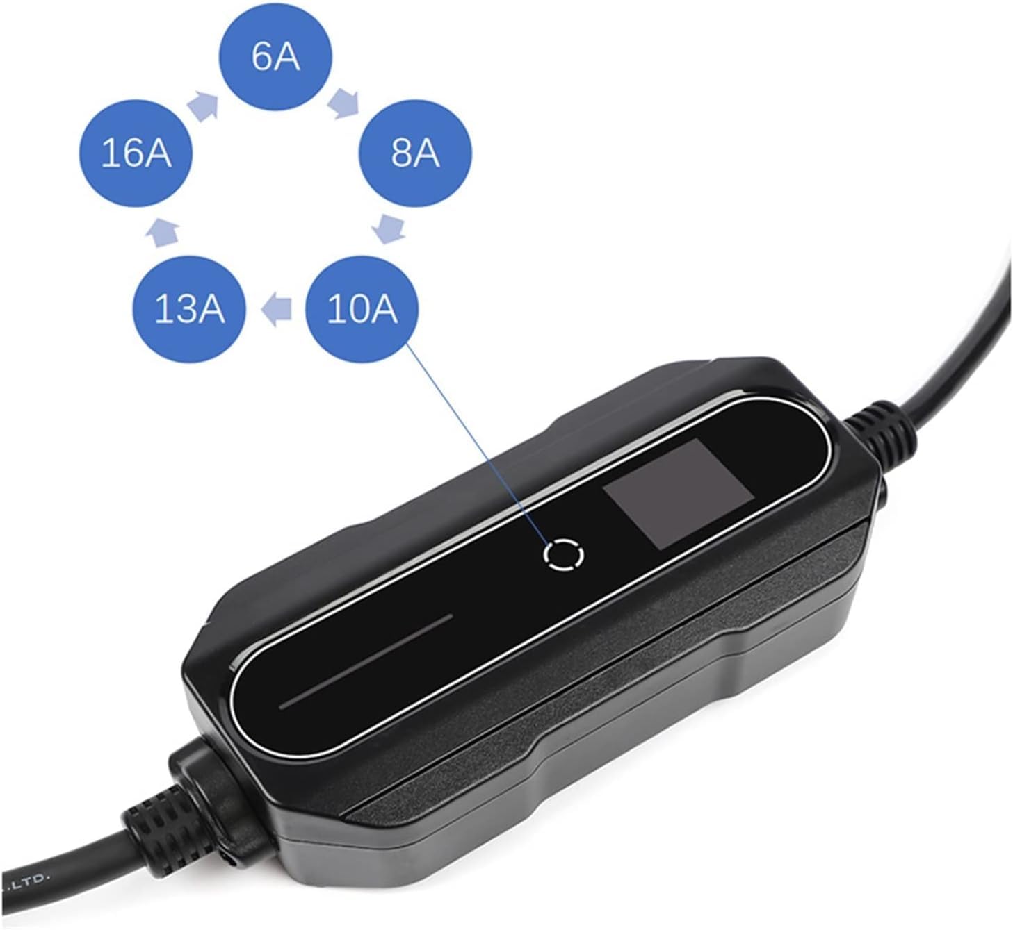 Caricabatterie per auto elettriche da 3,5 kW, stazione di energia solare per uso domestico, cavo di ricarica per veicoli elettrici lungo 5 metri.