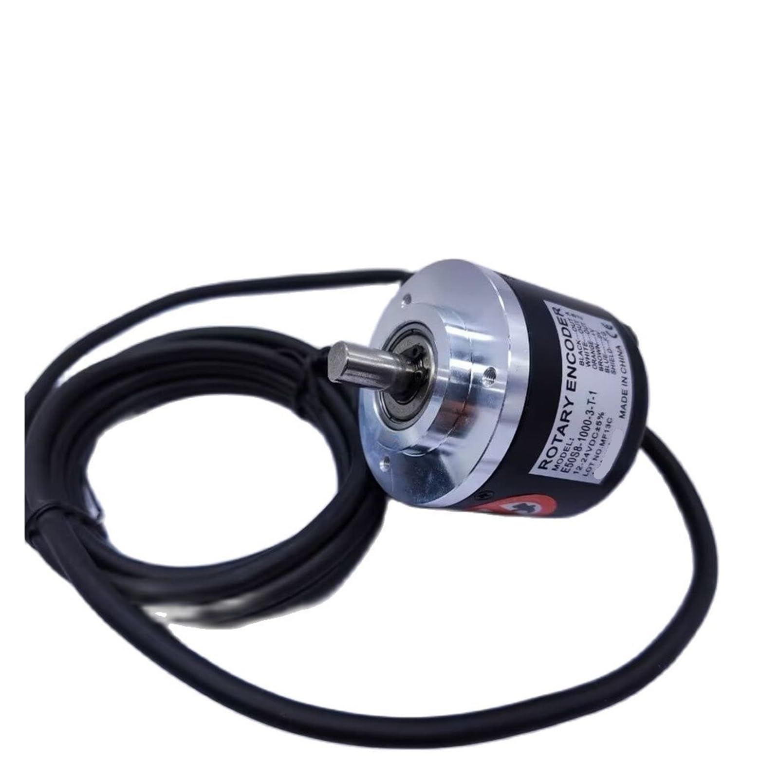 encoder rotativo E50S8-/1024/2048/3600/5000-3-T/N-24 NPN ABZ Codificador incremental de eje de 8 mm (Color : E50S8-5000-3-N-24)