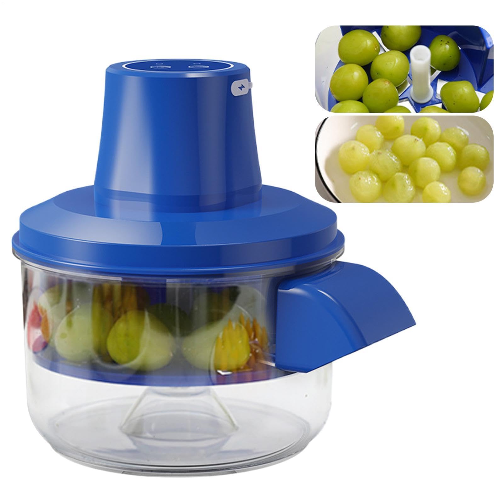 Machine À Éplucher L'Ail 1300 mAh Retire-Peau Portable Et Rechargeable | Éplucheur de Fruits Électrique Pour Raisins, Cerises, Tomates, Cuisine, Pique-Nique, Camping, Réunions Familiales