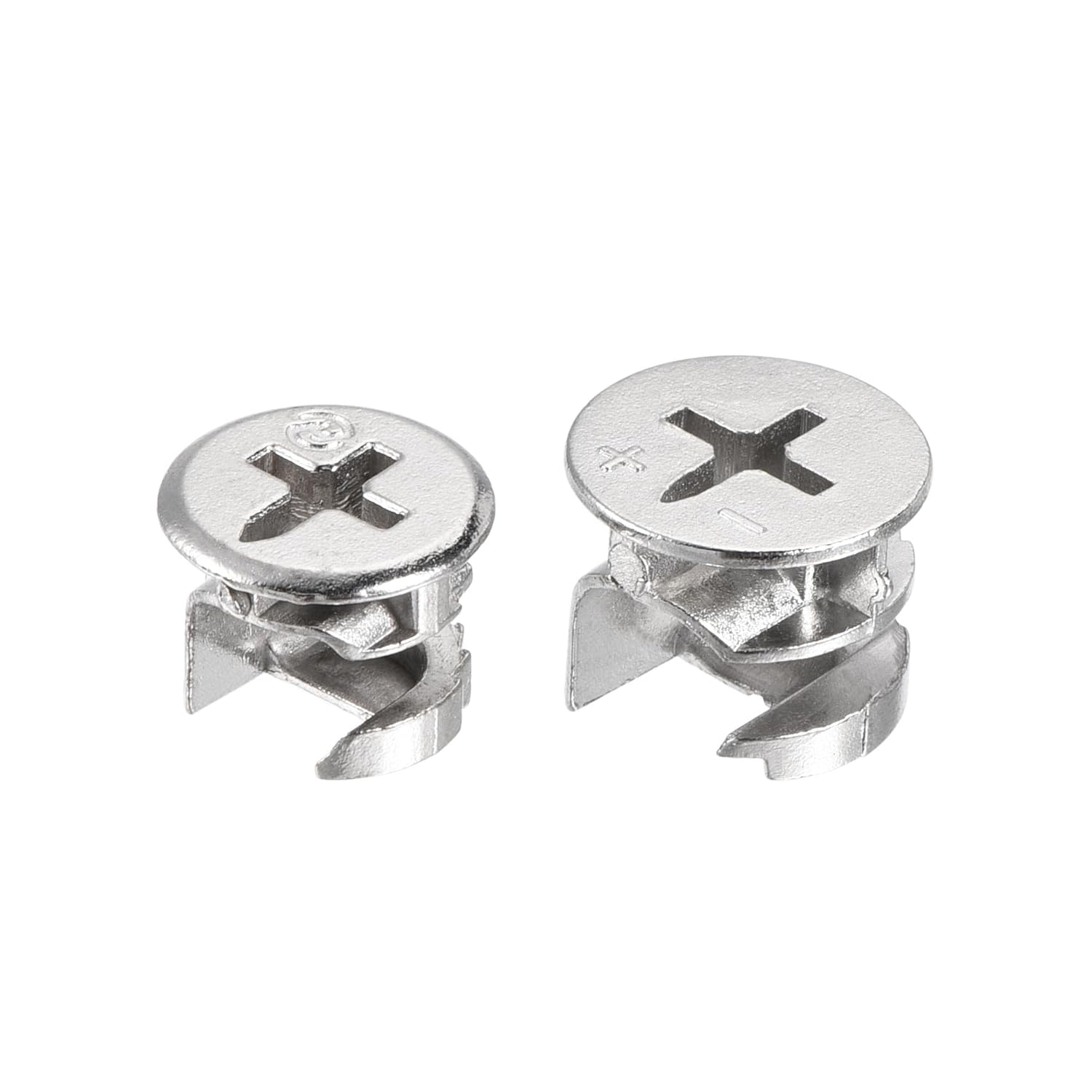 uxcell 10pcs 15mm Dia, 20pcs 13mm Dia Furniture Cam Lock Nut Connector Fittings for