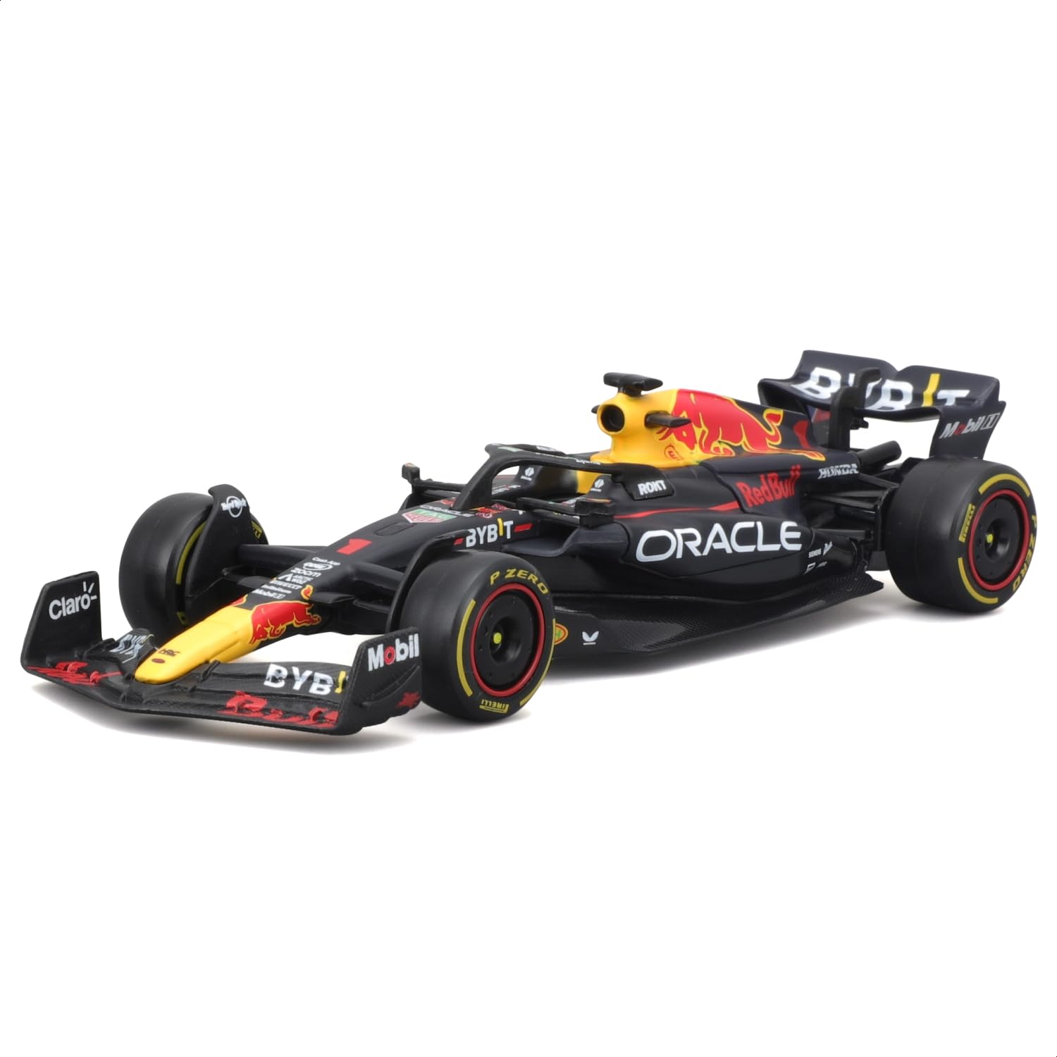 Burago Set 4 Coches F1 Red Bull, MAX Verstappen, 1:43, Réplica Oficial, Metal Die-Cast, Ruedas funcionales, Modelos RB16 RB18 RB19 RB20, Juguete Coleccionable, 3 años (78516)