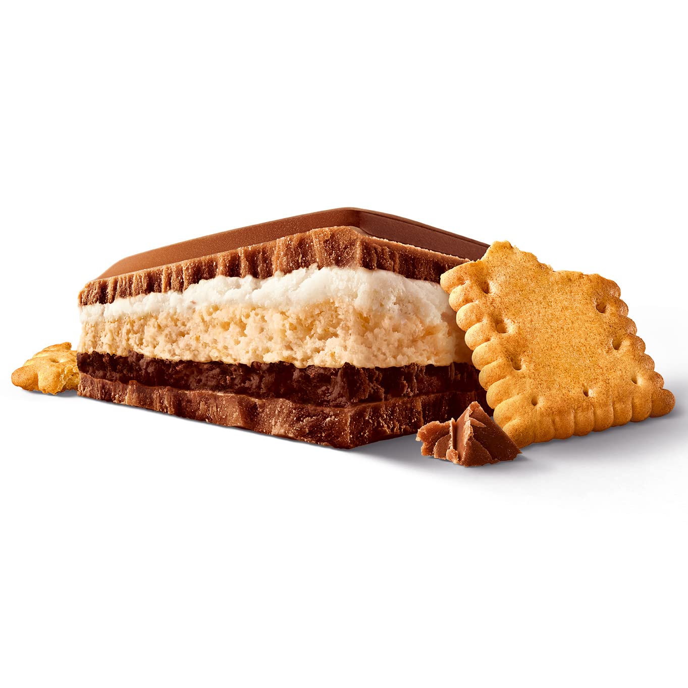 Milka Schoko und Keks 12 x 300g Großtafel, Zartschmelzende Schokoladentafel mit knusprigem Keks