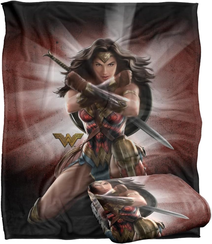Wonder Woman Blanket, 60"x80" Protector of Humanity Silky Touch Super Soft Throw Blanket