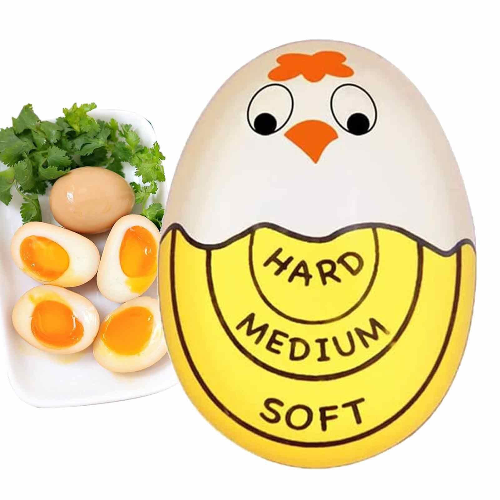 MUMIAO Color Changing Egg Timer - Reusable, Dishwasher Safe, Perfect for Breakfast