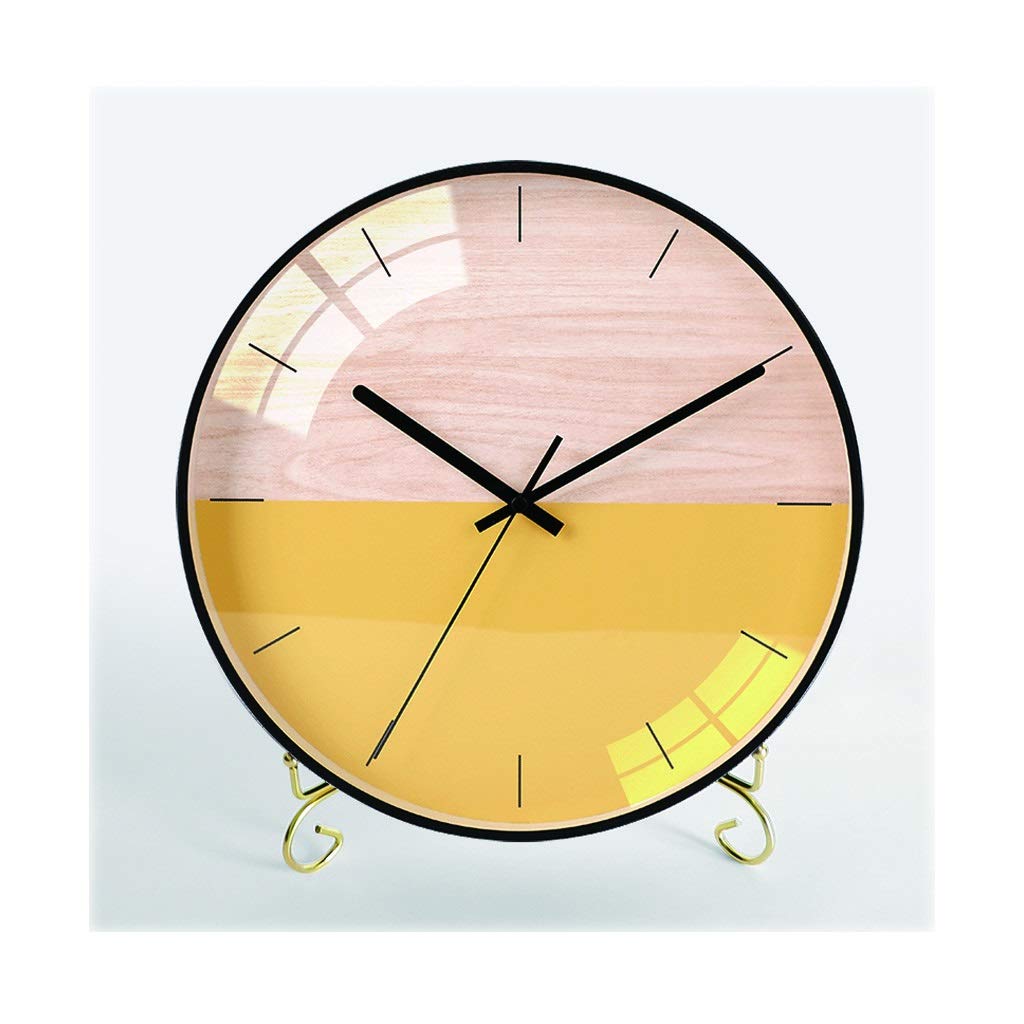 Reloj de mesa de metal que soluciona la falta de visibilidad en el dormitorio con estilo simple