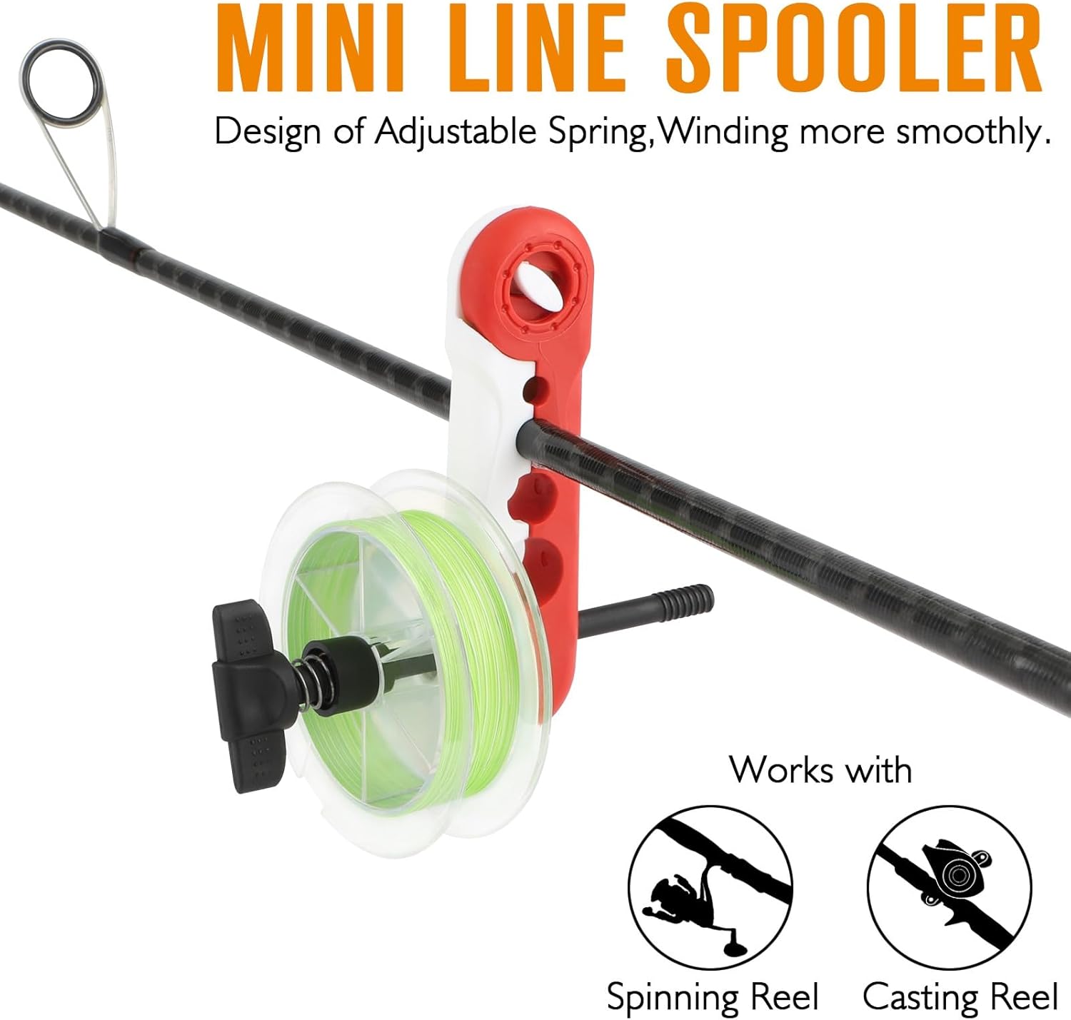 Dovesun 40pcs Hand-Tied Hair Bucktail Jigs, Sling Bag with Tool Set, Sling Tackle Bag & 3600 Tackle Box, Fishing Line Spooler, Fish Gripper, Pliers, Lanyard, 6pcs Random Lures Khaki