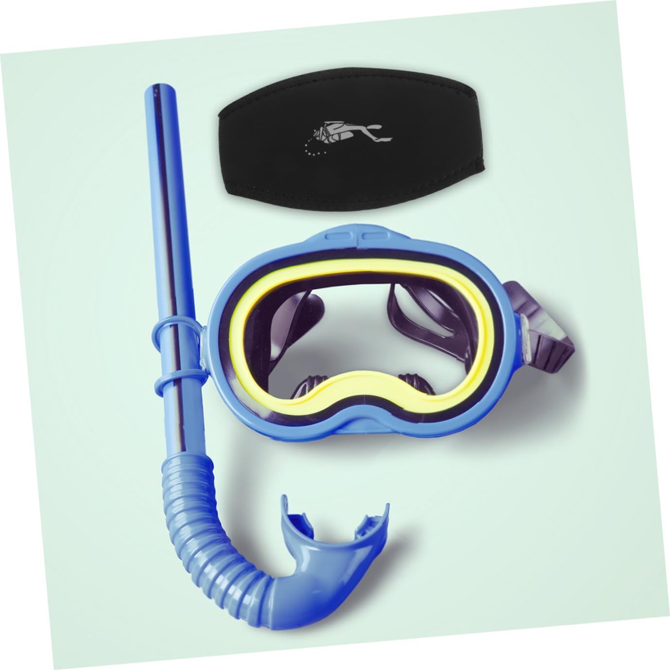 BESTonZON Double Layer Diving Mask Strap Cover for Snorkeling and Scuba Durable Sbr Material Hair Wrap for Water Sports Comfortable Easy to Use