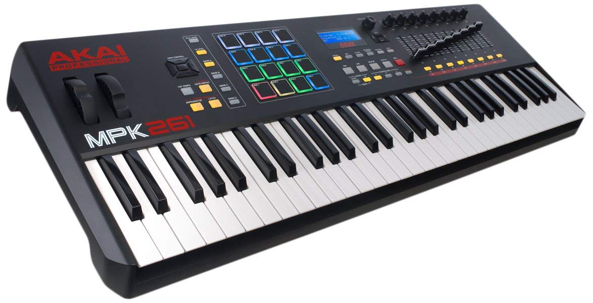 Amazon.com: Akai Professional MPK261 | 61-Key Semi-Weighted USB