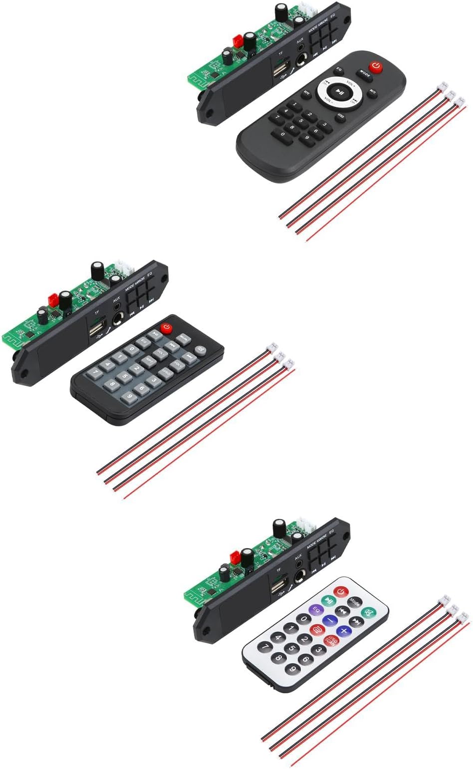 Decoder Board Karaoke Call Recording for Car Amplifier Remote Control USB TF Large remote control