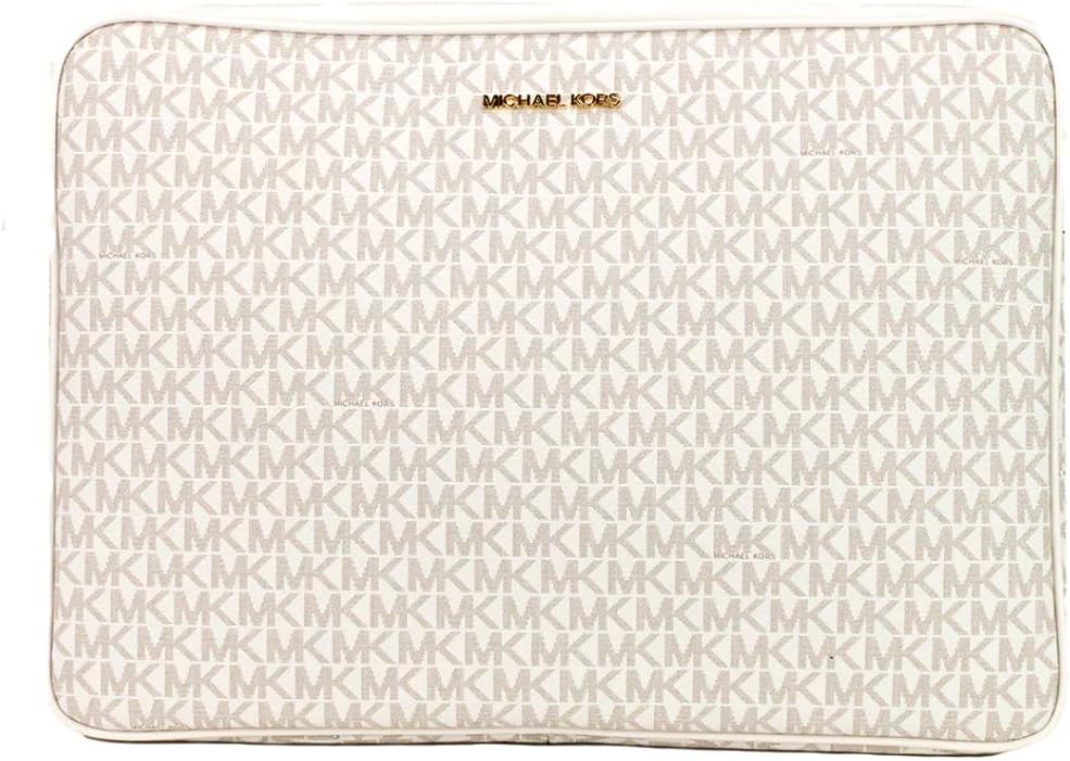 Michael Kors Gift-able Laptop Case Signature Vanilla, Vanilla, M, Vanilla, M