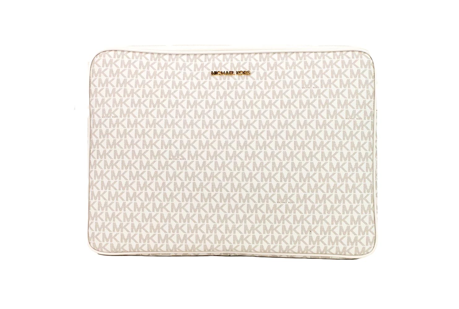 Michael Kors Gift-able Laptop Case Signature Vanilla, Vanilla, M, Vanilla, M