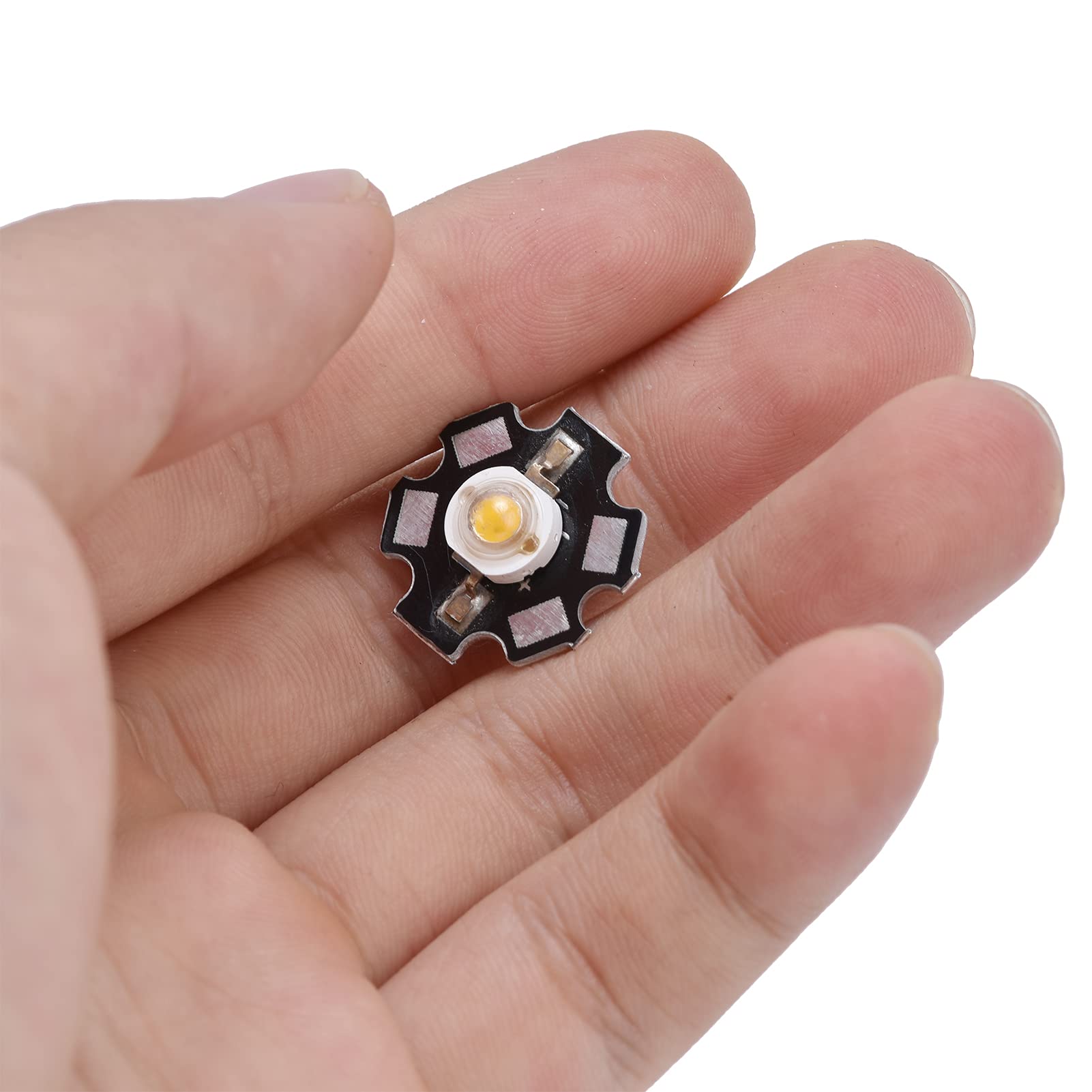 Chip LED 3W Luce Calda - 10 Pezzi High Power Per Fai-da-te Illuminazione - Foto 4