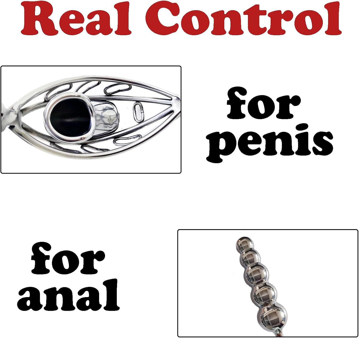 Stainless Steel Male Chastity Belt with Anal Plug | Chastity Cage Device, Metal Butt Plug, BDSM Bondage Gear, Sissy Harness, Adult Toys for Men Couples
