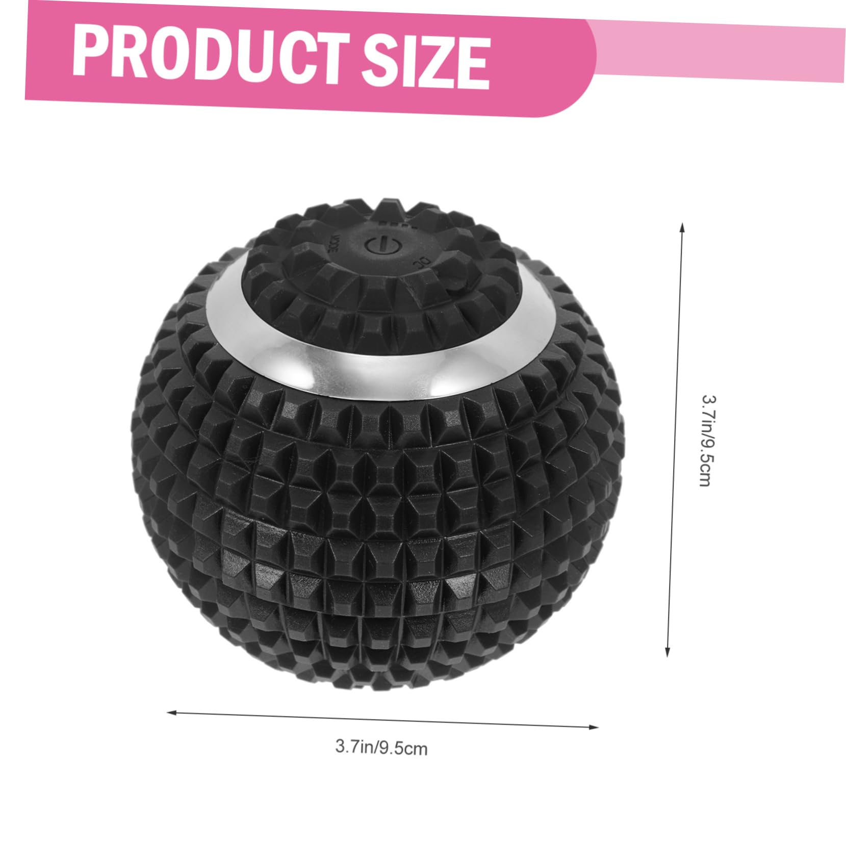 ABOOFAN De Massage Balles à Point De Déclenchement Rechargeables Rouleau Mousse Mini Boule De Massage Vibrante Masseur Cervical Électrique Aptitude Abdos