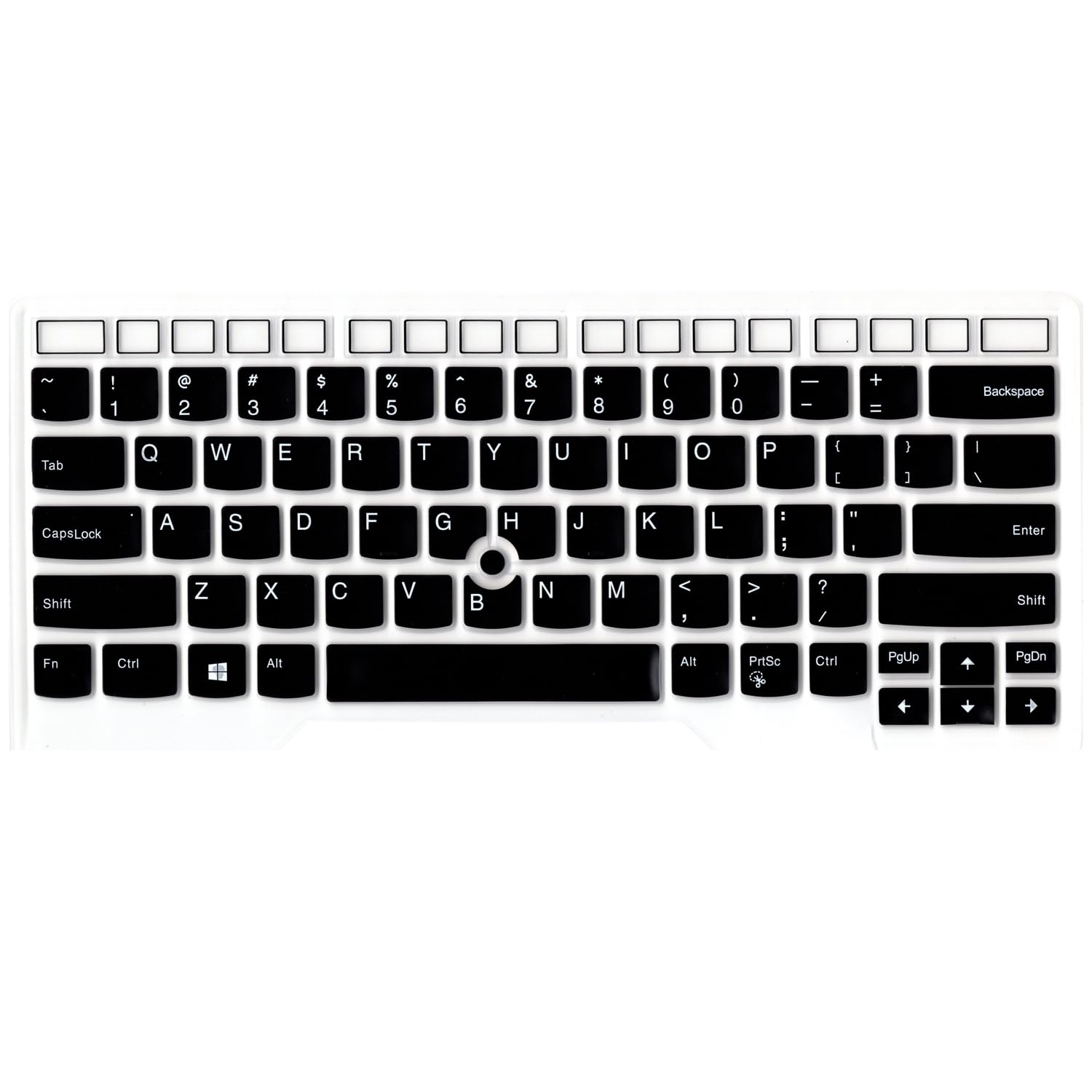 Saco Silicone Skin Keyboard Protector Cover Compatible for Lenovo ThinkPad T460s T470s T480s T490s T495s 14 inches Thin and Light Laptop - Black-picture-31
