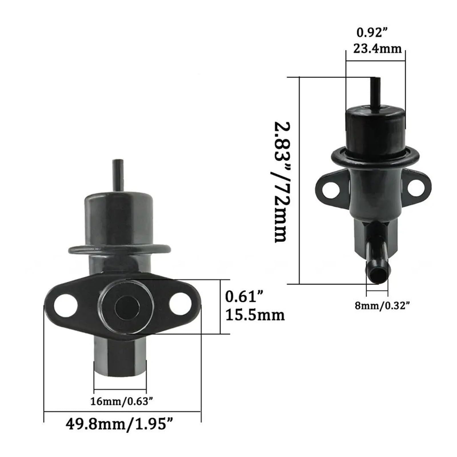 Regulador De Presión Combustible, Compatible For Hyundai, Santa Fe, Tiburon, Sonata, KIA, Optima Magentis (1999-2006) regulador de presión de inyección de combustible del vehículo
