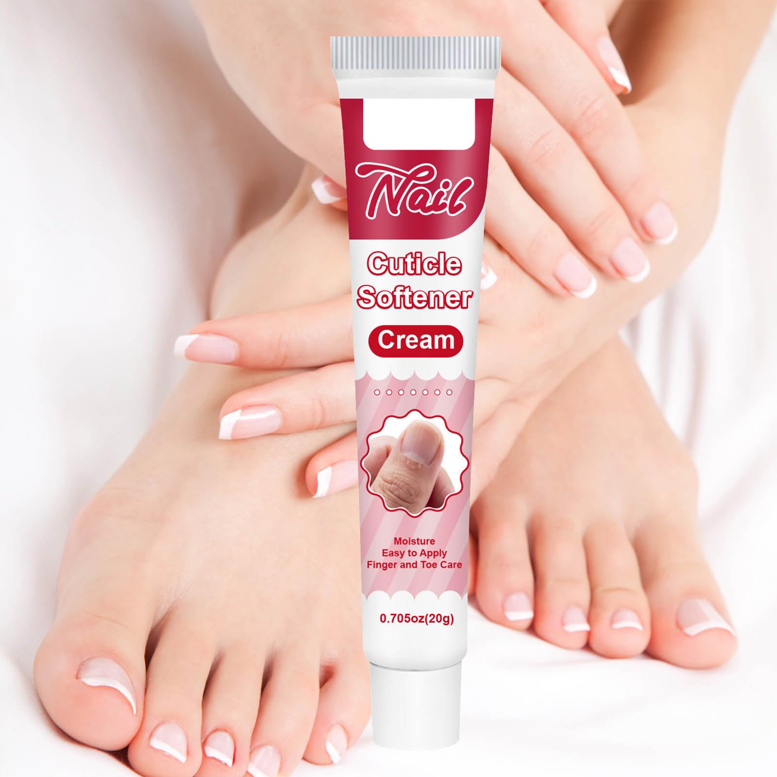Crema per cuticole per unghie, crema idratante professionale per cuticole secche e spaccate e pelle ruvida e rigida, rimuove la pelle morta secca e troppo cresciuta, ammorbidisce le cuticole (2 pezzi)