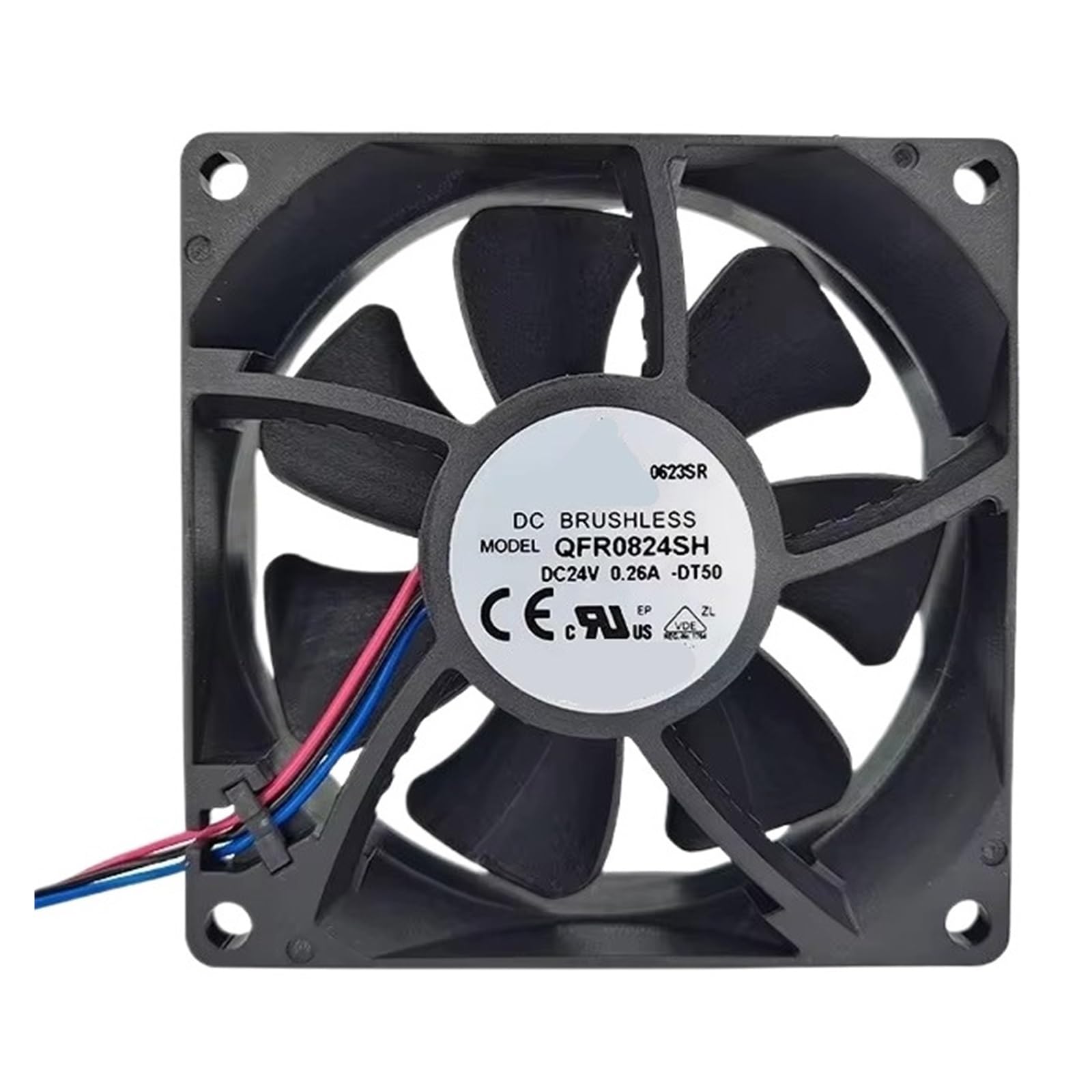 Lzikkgki One Color Qfr0824sh-Dt50 Dc24v 0.26A 8025 8Cm Fan