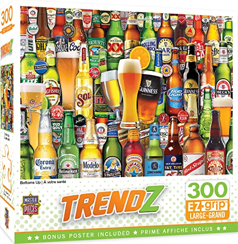 MasterPieces 300 Piece EZ Grip Jigsaw Puzzle - Bottoms Up - 18"x24"