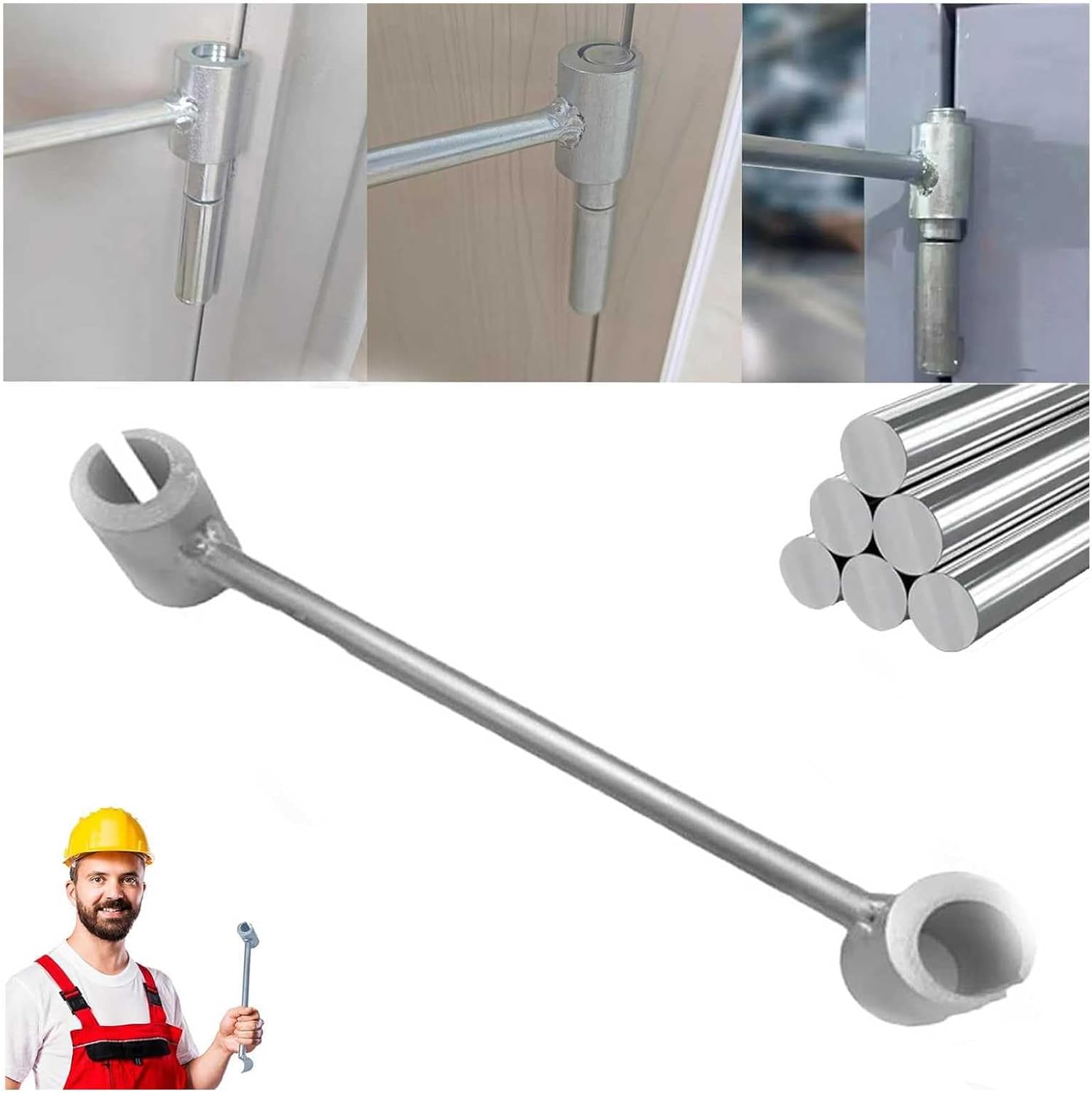 Hinges Gap Adjusting Wrench - 14-25mm Door Hinge Repair Tool, Door Hinge Repair Spanner Door Hinge Adjustment Tool, Hand Tools Adjustable Wrench Tools