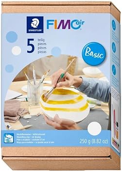 FIMOair Modelling Clay Set, Basic, Air-Drying Clay Clay for Creative Projects