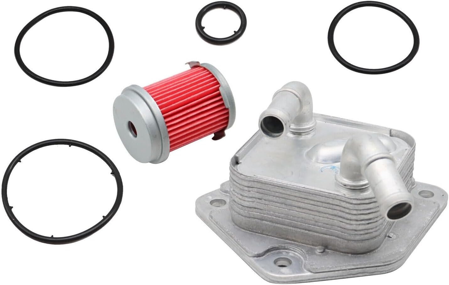 Car Accessories Oil Cooler & Line Kit CVTF Warmer Transmission 25560-R3W-003 Compatible with Civic 2016-2018 HR-V 2016 2017 2018-2022
