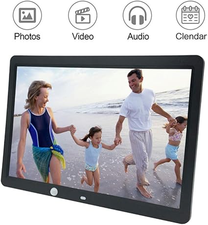 Mengen88 15-Zoll-Smart-Digital-Bilderrahmen Kalender-Uhr-Funktion digitaler Videobild-Werbung Media-Player mit Fernbedienung und Induktion des menschlichen KArpers Mengen88 15-Zoll-Smart-Digital-Bilderrahmen Kalender-Uhr-Funktion digitaler Videobild-Werbung Media-Player mit Fernbedienung und Induktion des menschlichen KArpers