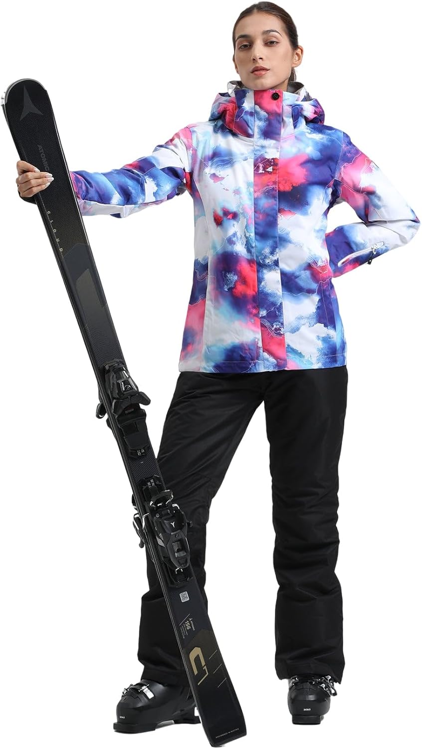 GSOU SNOW] スキーウェア レディース スノーボード スキー ウェア 上下